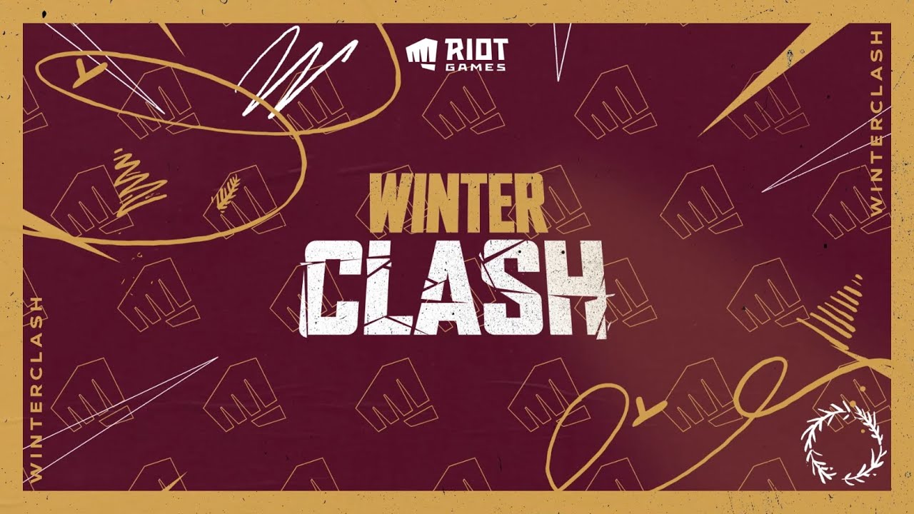A Banner for the Riot Games Winter Clash event